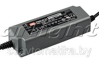 Блок питания PWM-40-24 (24V, 1.67A, 40W, 0-10V, PFC) - фото 2 - id-p63386780