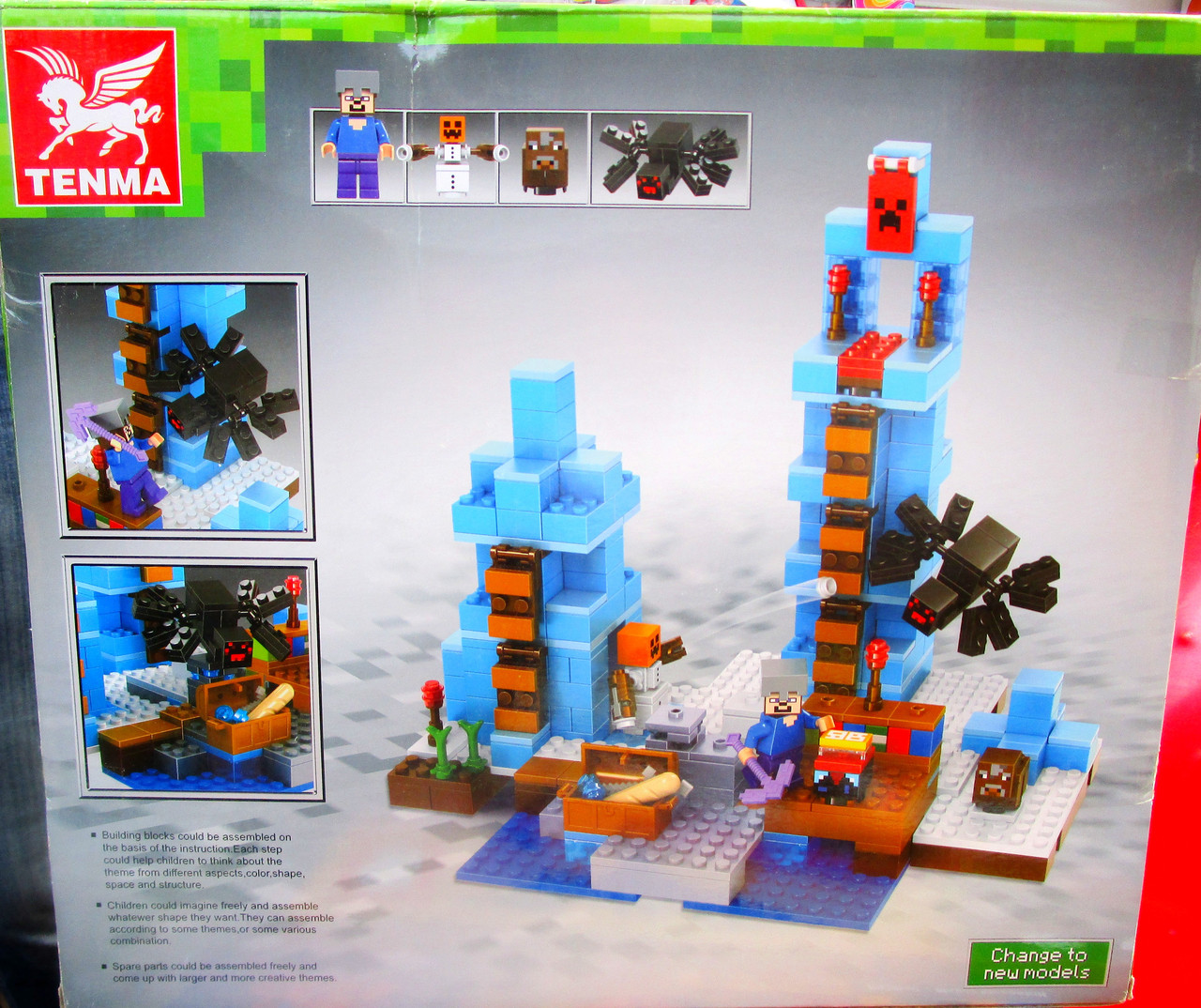 Конструктораналог Lego Minecraft Ледяные горы 21131арт.ТМ7412 - фото 2 - id-p63397817