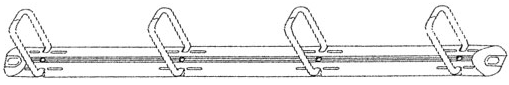 Кольцевые механизмы для тетрадей, 4-х кольцевые Q-образные