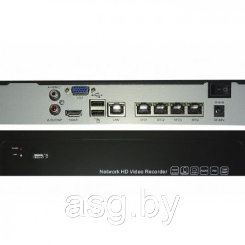 4 КАНАЛА NVR VC-N0404MP (4CH POE NVR) IP видеорегистратор