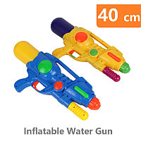 Игрушка водный помповый  пистолет 40см (разные цвета)