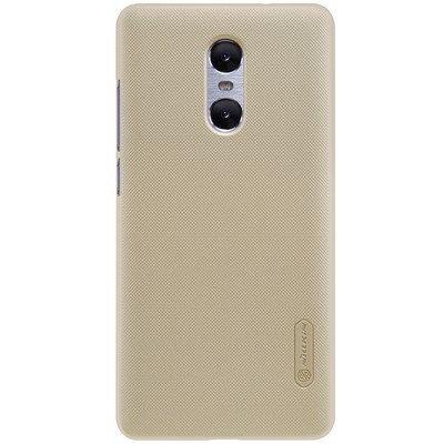 Пластиковый чехол с пленкой Nillkin Super Frosted Shield Gold для Xiaomi RedMi Pro - фото 1 - id-p63475204