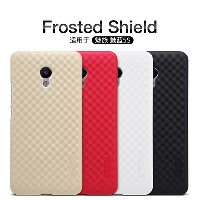 Пластиковый чехол с пленкой Nillkin Super Frosted Shield Black для Meizu M5s - фото 4 - id-p63475222