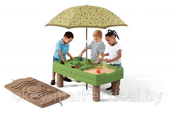 Детская песочница со столиком и зонтом Step2 787800, фото 3
