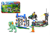 Конструктор Мир Юрского Периода 8002 Побег Ящера, 400 дет., аналог Лего Lego Jurassic world