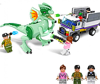 Конструктор Мир Юрского Периода 8004, 343 дет., аналог Лего Lego Jurassic world