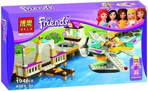 Конструктор 10157 Bela Friends Школа пилотирования самолетов, 192 дет. аналог Лего (LEGO) Френдс 3063 