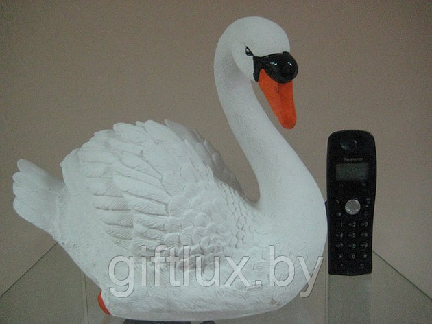 Лебедь сувенир, гипс, 25*30 см, фото 2