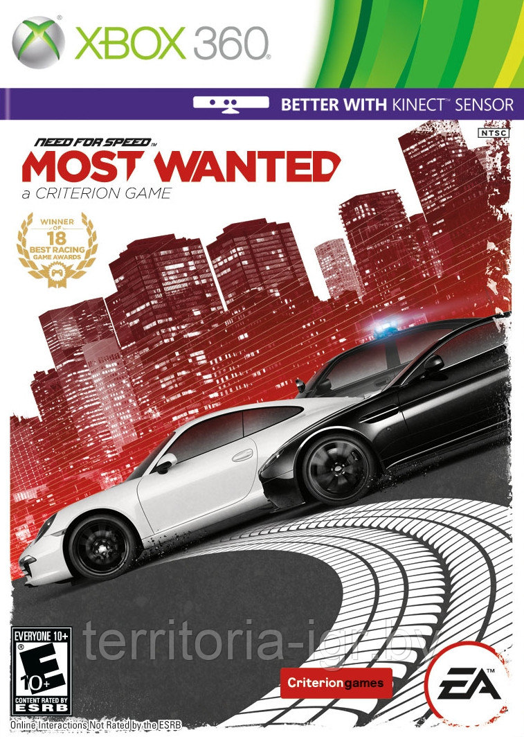 Need for Speed Most Wanted Xbox 360 - фото 1 - id-p63617217