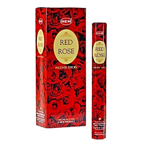 Благовония Красная Роза (HEM Red Rose), 20шт атмосфера праздника - фото 1 - id-p63631769