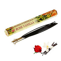 Благовония Роза Ваниль (HEM Rose Vanilla), 20шт сладкий праздник