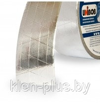 Алюминиевая лента клейкая армированная синтетическим волокном Unibob - фото 1 - id-p2662145
