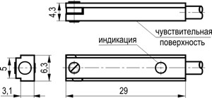 Магниточувствительный датчик MS FE8A-L - фото 2 - id-p2665255