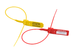 Пластиковая пломба номерная АЛЬФА-М1/М2 одноразовая пломба. Универсальное сигнальное устройство