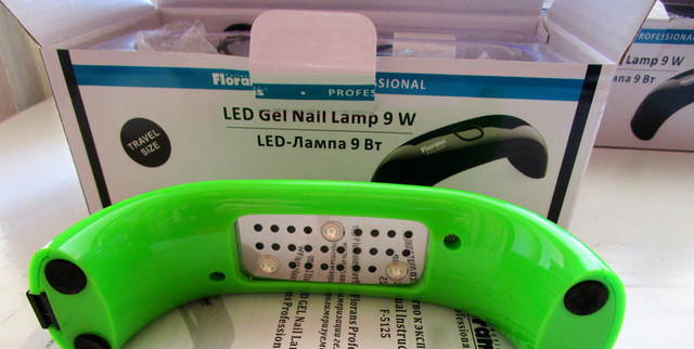 Лампа для сушки гель-лака Led Gel Nail Lamp Florans 9W F-5125 - фото 4 - id-p63871244