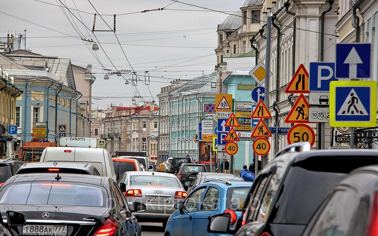 Установка временных дорожных знаков - фото 1 - id-p63871230