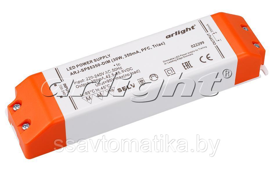 Блок питания ARJ-SP85350-DIM (30W, 350mA, PFC, Triac) - фото 1 - id-p63877280