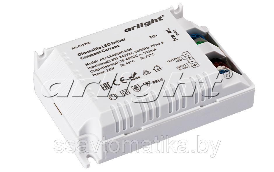 Блок питания ARJ-LK45500-DIM (23W, 500mA, 0-10V, PFC) - фото 1 - id-p63877317