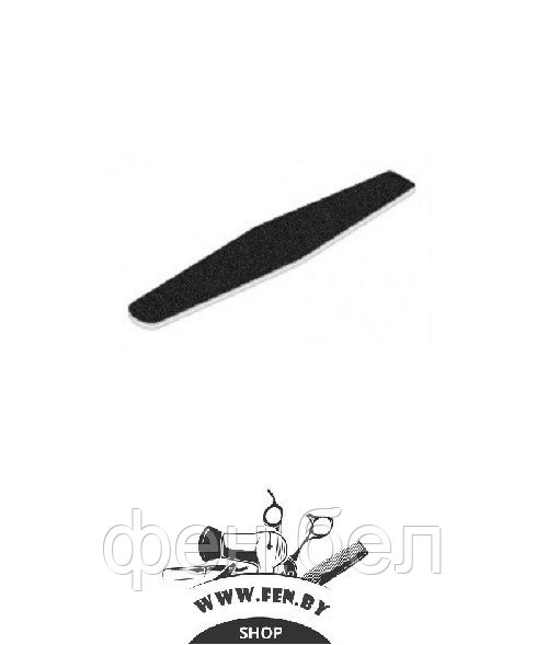 Пилка маникюрная для ногтей "Super Nail" (#120/240, черная, ромбовидная) - фото 1 - id-p63896014