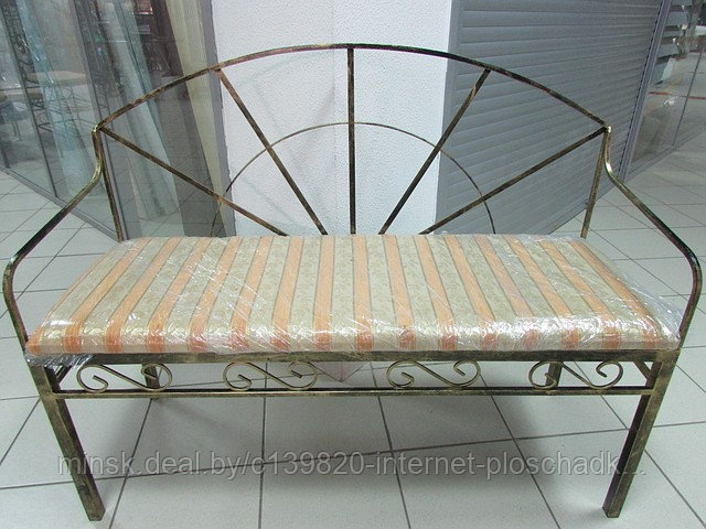 Банкетка - диван кованый  декоративный номер 215