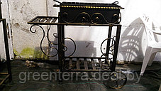 Кованый мангал с колесами  "Версаль", фото 2