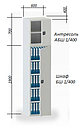 Шкаф металлический АБШ-1/400 (антресоль), фото 3