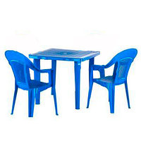Комплект пластиковой садовой мебели Престиж-3 синий
