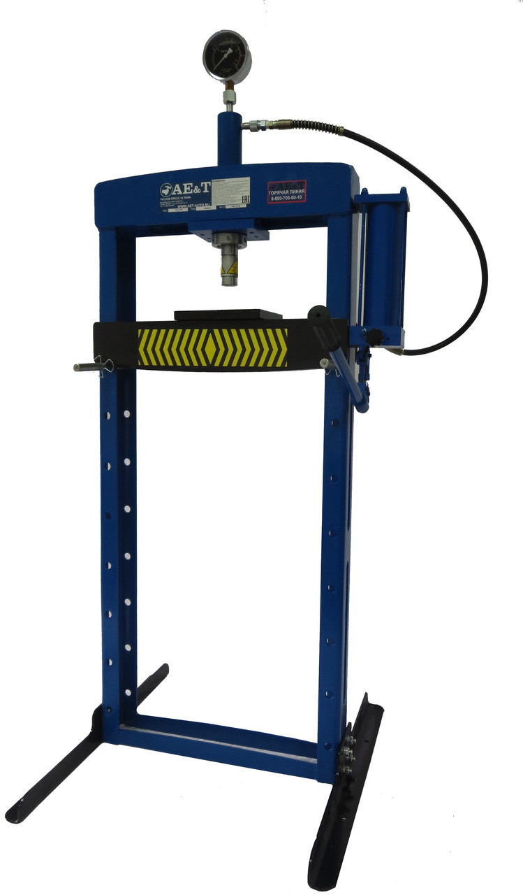 Пресс гидравлический 12 тонн, сварная рама AE&T - T61212М