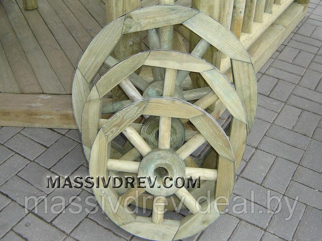 Деревянное колесо D50 - фото 2 - id-p2681801