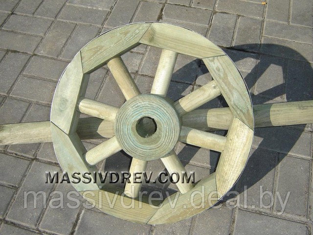 Деревянное колесо D50 - фото 3 - id-p2681801