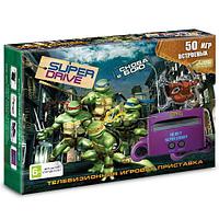 Игровая приставка SEGA Super Drive Turtles (50 встроенных игр, 16 bit, 2 дж.)