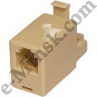 Адаптер сетевой RJ-45 на телефонный RJ-12 TWT TWT-AD-4512, КНР - фото 1 - id-p45896927