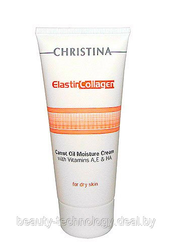Elastin Collagen  Увлажняющий крем для сухой кожи с морковным маслом, коллагеном и эластином