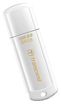 USB Flash Transcend JetFlash 730 64Gb White (TS64GJF730) - фото 1 - id-p64170604