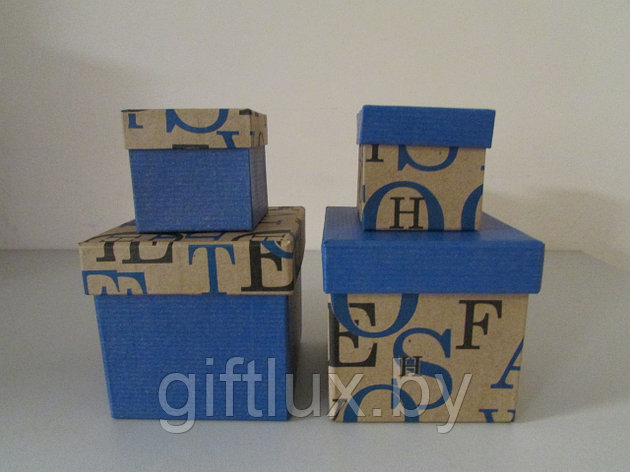 Набор Коробок  Кубик "Буквы" (2шт.) 5*5*5см, 8*8*8 см, фото 2