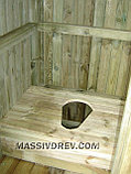 Туалет деревянный дощатый, фото 2