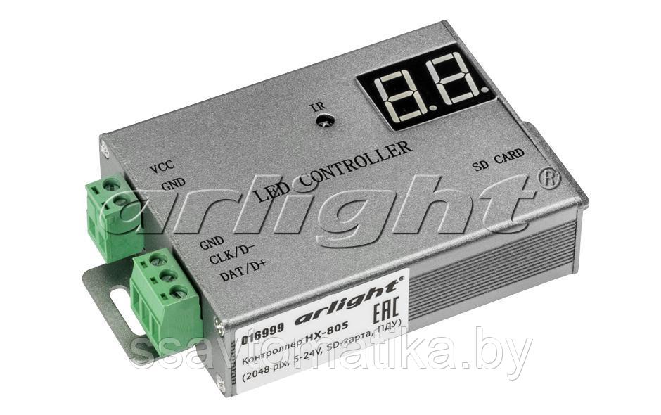 Контроллер HX-805 (2048 pix, 5-24V, SD-карта, ПДУ) - фото 1 - id-p64216386