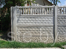 Забор бетонный