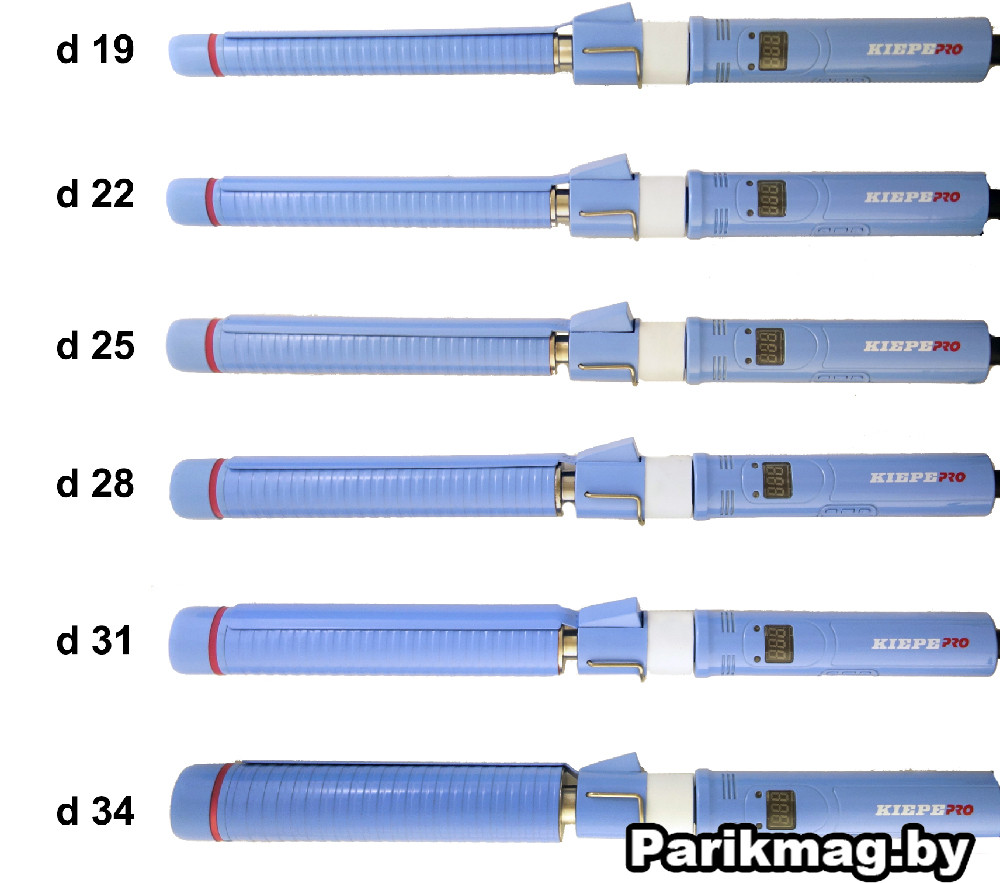 АКЦИЯ! Плойка KIEPEPRO 19-34мм Голубая (чудо-плойка, плойка-крутёлка) - фото 1 - id-p64219190