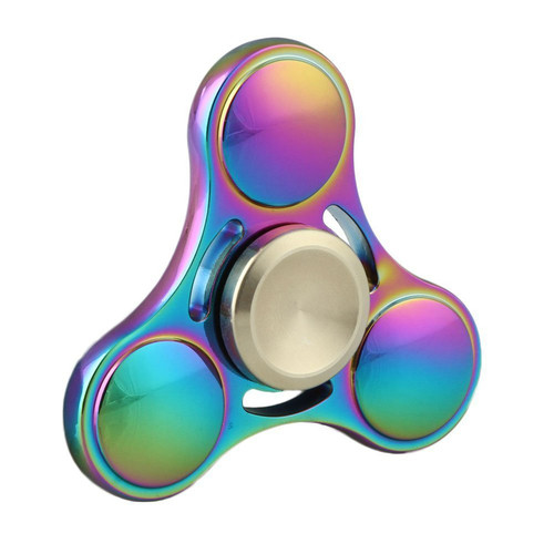 Спиннер для рук металлический Fidget Spinner в футляре - фото 2 - id-p64284649