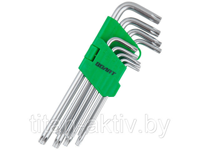 Набор ключей Torx T10-T50 9шт длинных ВОЛАТ - фото 2 - id-p63360920