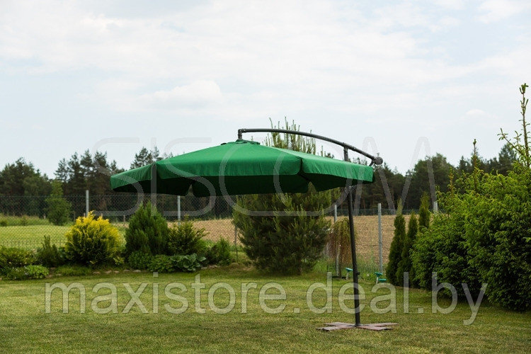 Зонт садовый Furnide зеленый - фото 3 - id-p5012826