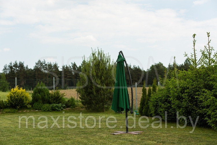 Зонт садовый Furnide зеленый - фото 5 - id-p5012826