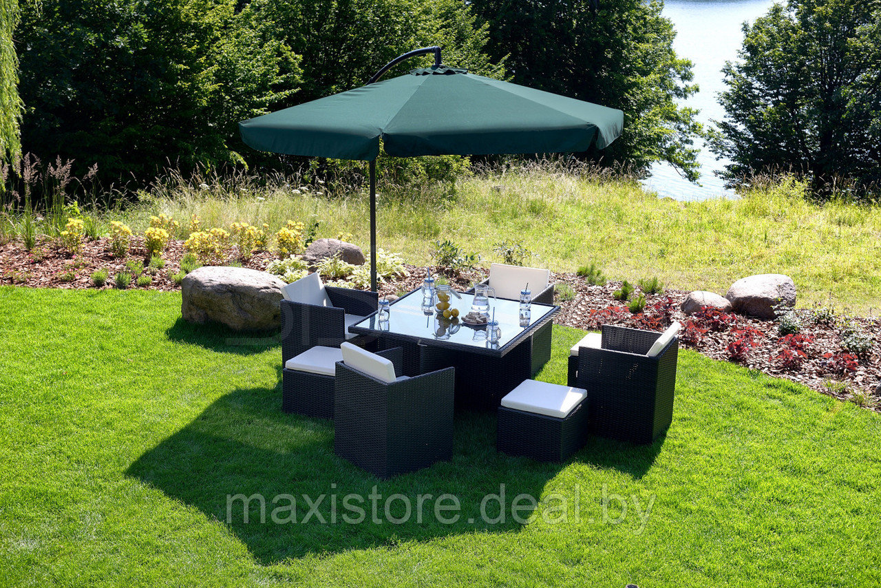 Зонт садовый Furnide зеленый - фото 1 - id-p5012826