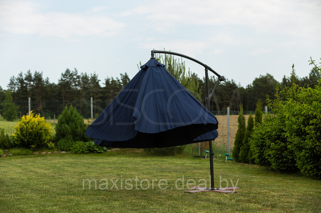 Садовый зонт Furnide синий - фото 2 - id-p64295771