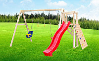 Детская игровая  площадка из дерева, фото 1