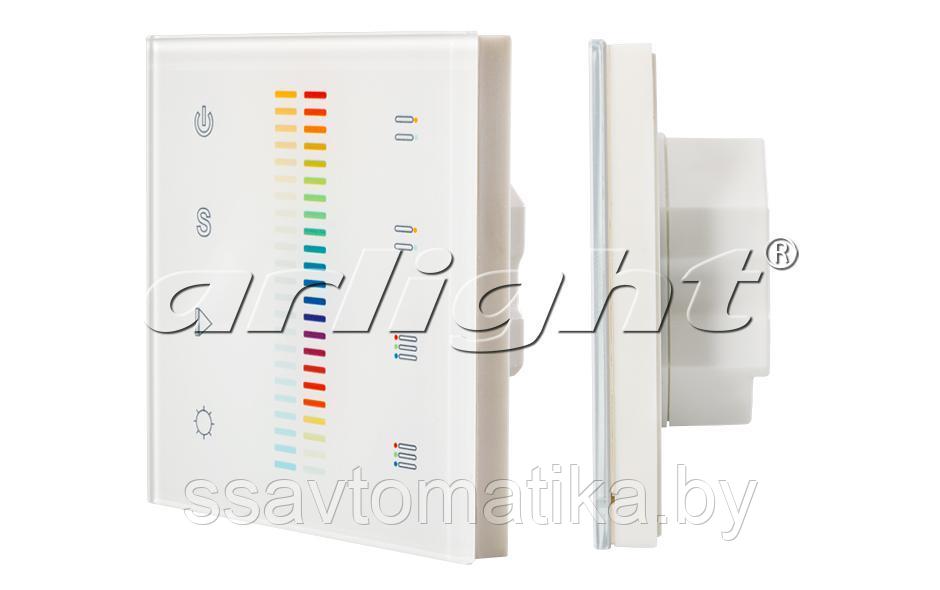 Панель Sens SR-2830C-RF-IN White (12-24V, RGB+CCT,DMX,4 зоны) - фото 1 - id-p64300097