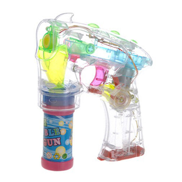 Игрушка пистолет для мыльных пузырей Bubble Gun со светом и музыкой 03888-1 - фото 2 - id-p64320020