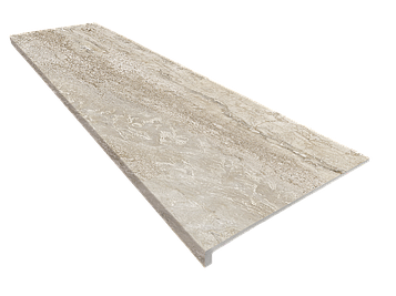 Ступень клинкерная Exagres Marbles Travertino Peldano Recto 33x120