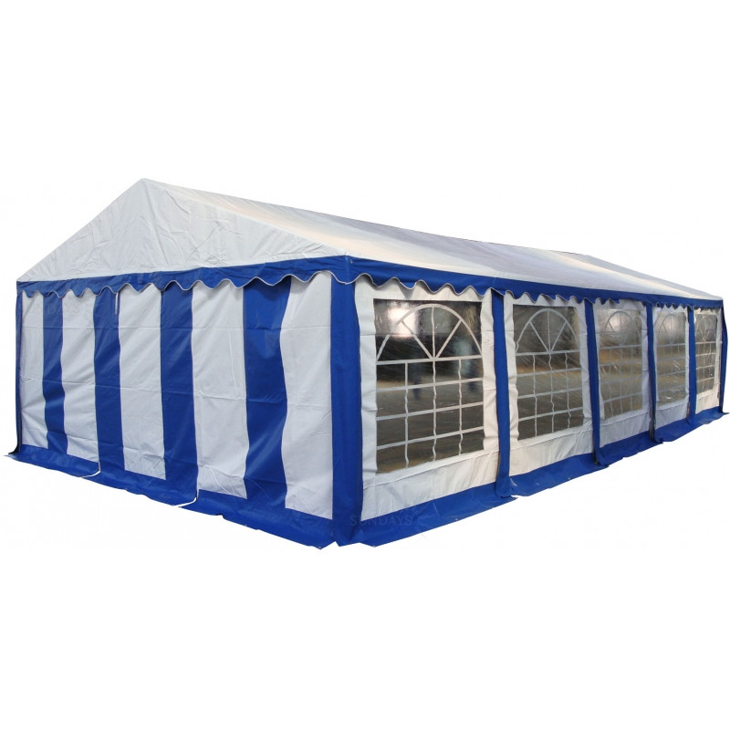 Тент-шатер ПВХ 5x10м белый с синим Sundays C625105/510201 - фото 1 - id-p64320545